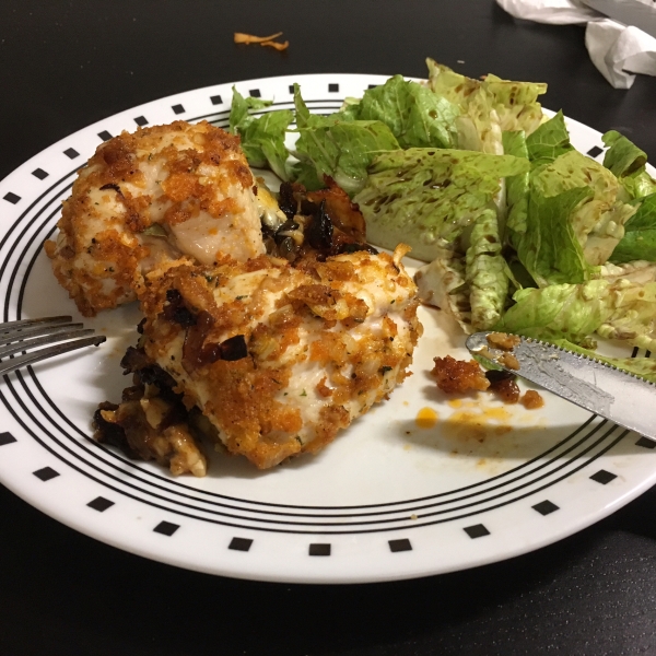 Caramelized Onion and Gouda Stuffed Chicken