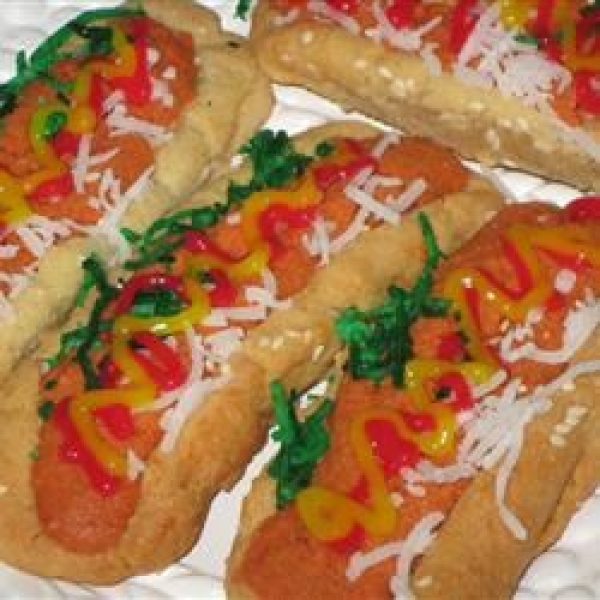 Hot Dog Cookies
