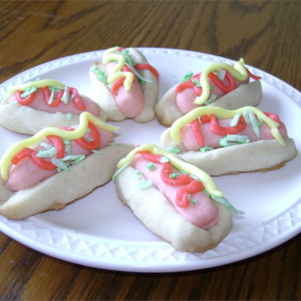 Hot Dog Cookies