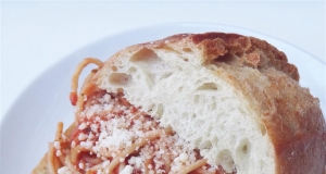 Grilled Spaghetti Sandwich