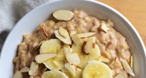 Almond Butter Banana Oats