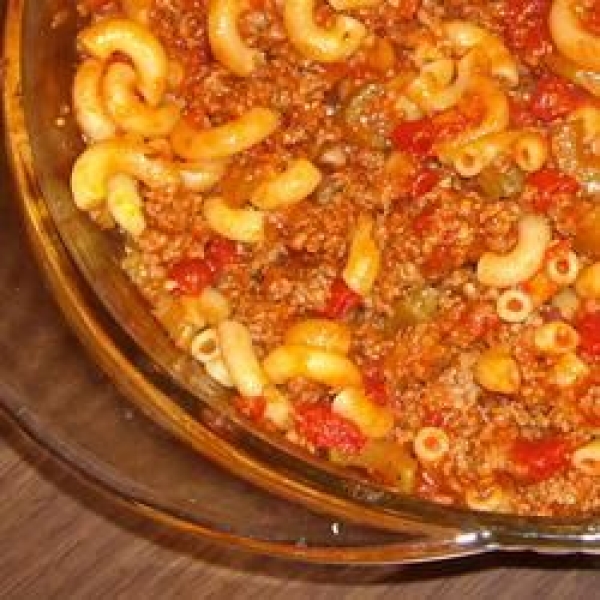 Mom's Goulash in the Microwave