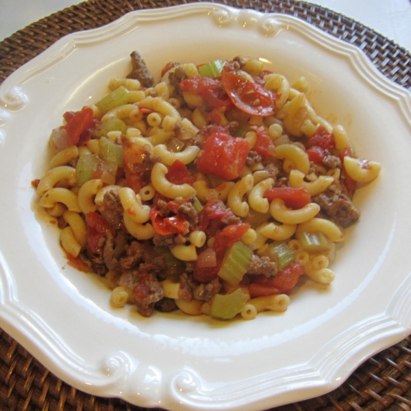 Mom's Goulash in the Microwave