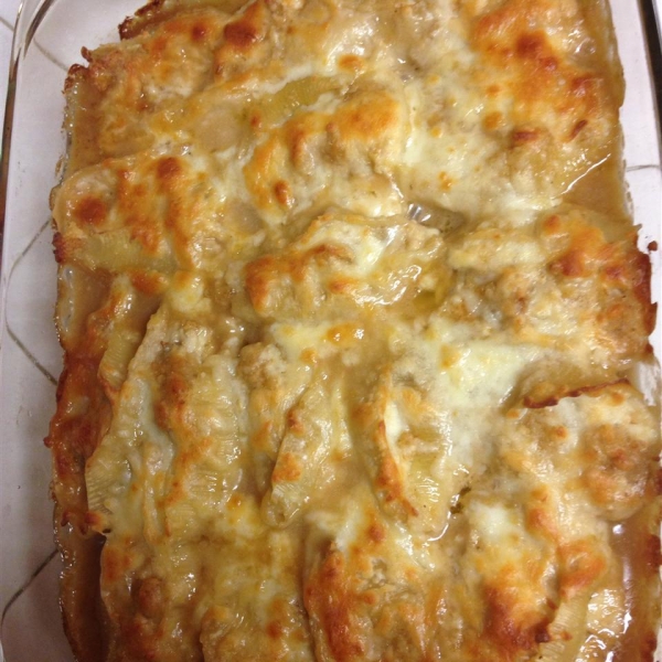Thanksgiving Leftovers Stuffed Shells