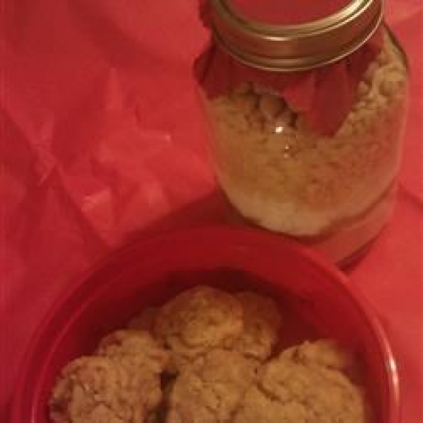 Special Butterscotch Chip Cookies in a Jar
