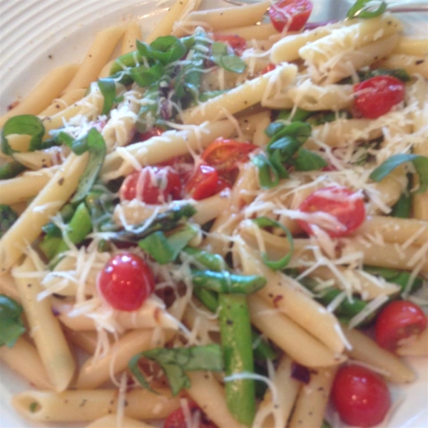 Gluten Free Penne with Sauteed Veggies