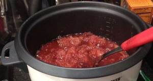 Rice Cooker Recipe: Raspberry Applesauce