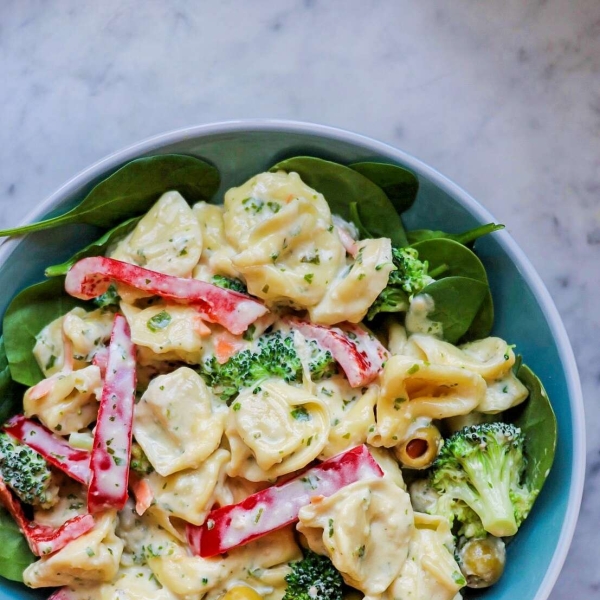 Tortellini Pesto Salad
