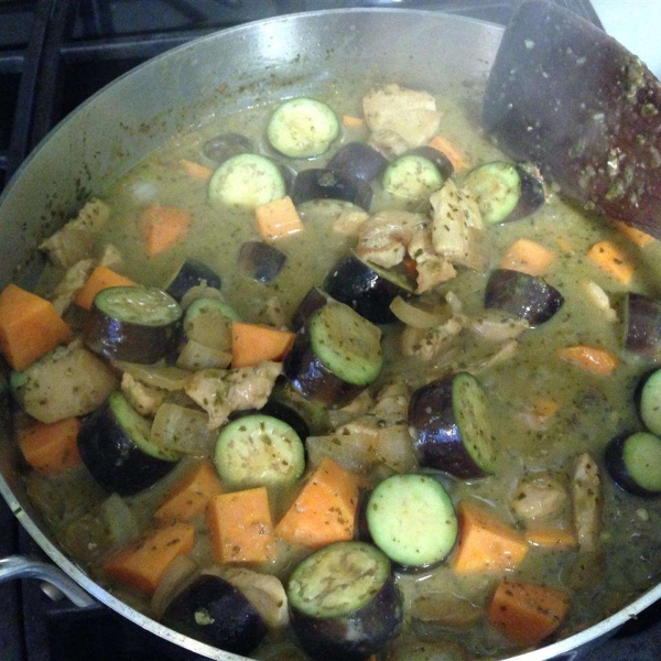 Green Coconut Chicken