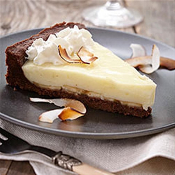 The Ultimate Chocolate Coconut Banana Cream Pie