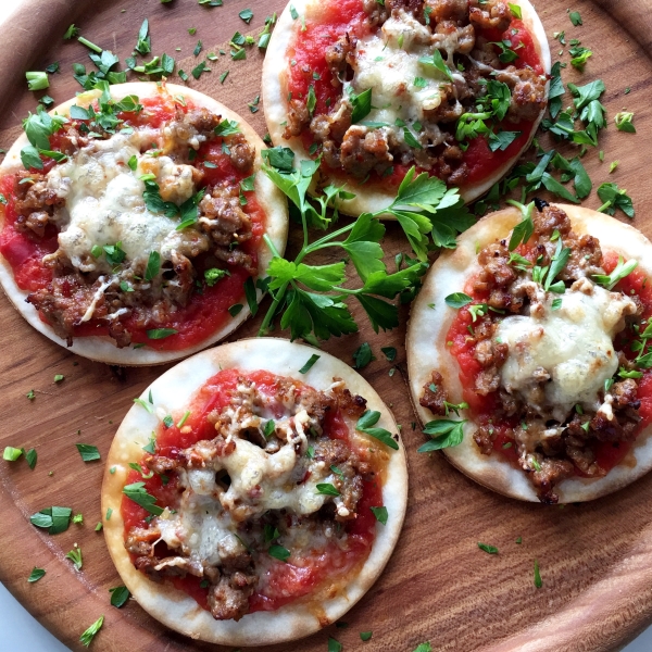 Chorizo Pizza Bites