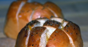 Air Fryer Cheesy Garlic Bread