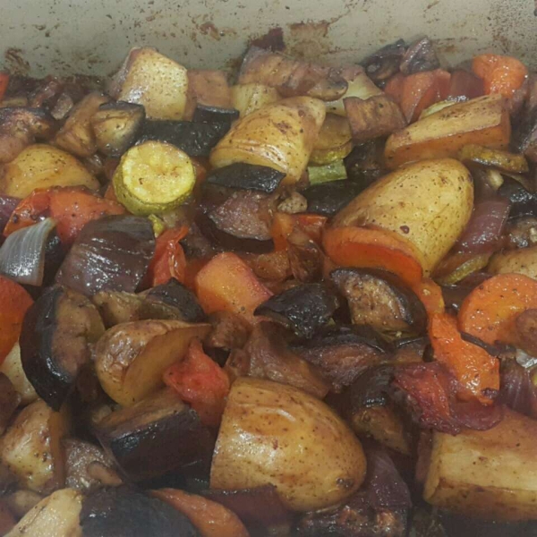 Grilled Vegetables with Balsamic Vinegar