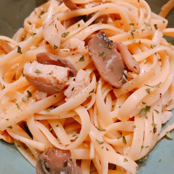 Camping Pasta with Clam Sauce