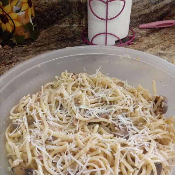 Camping Pasta with Clam Sauce
