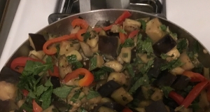 Vegan Eggplant Curry with Fresh Mint