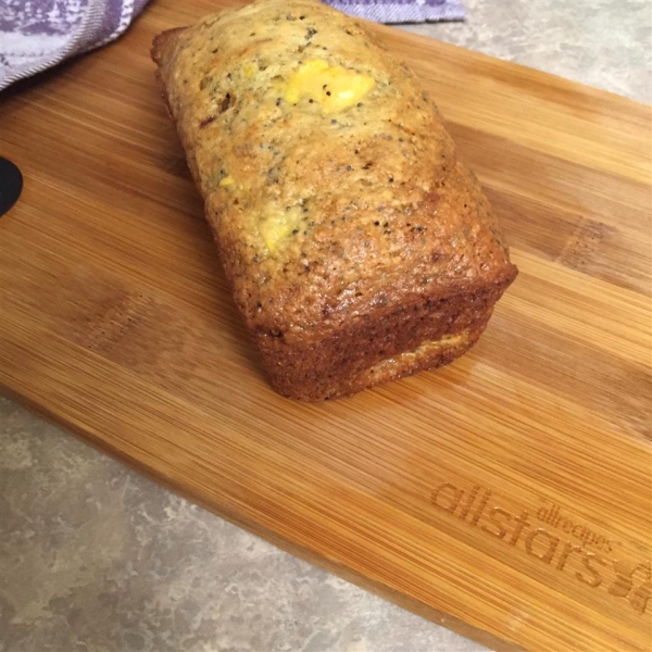 Peach and Poppy Seed Bread