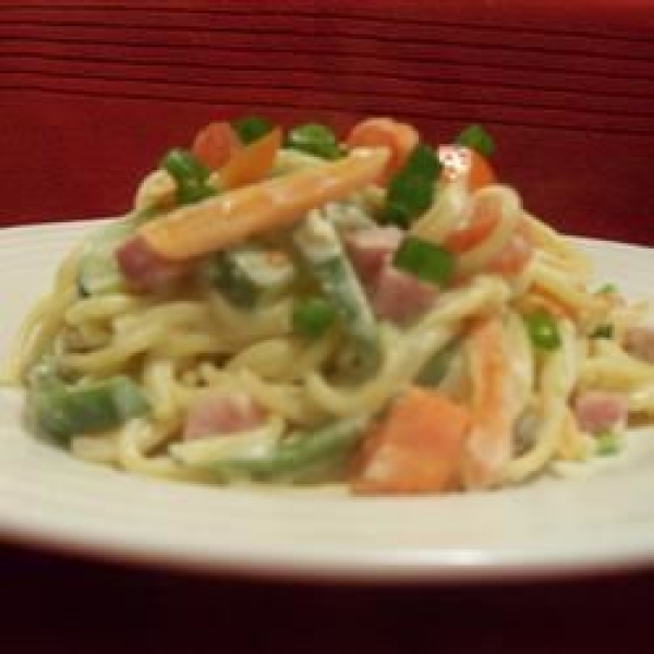 Creamy Pasta Primavera