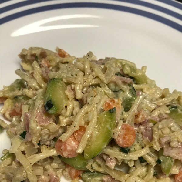 Creamy Pasta Primavera