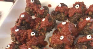 Zombie Eyes (Halloween Meatballs)