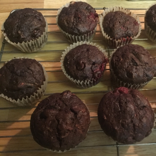 Zucchini Raspberry Cupcakes