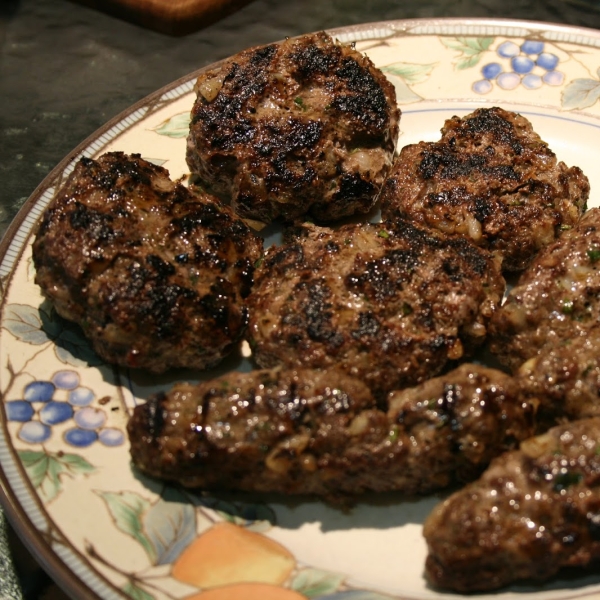 Kafta (Meat Fingers) with Tahini