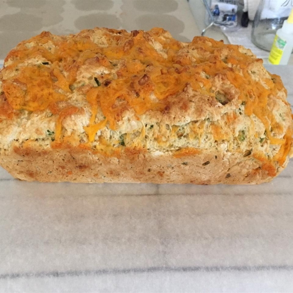 Green Chile Cheese Beer Bread