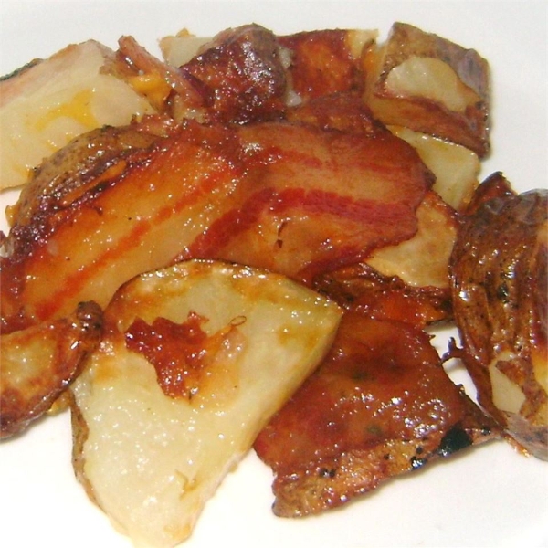 Grilled Cheese and Bacon Potatoes