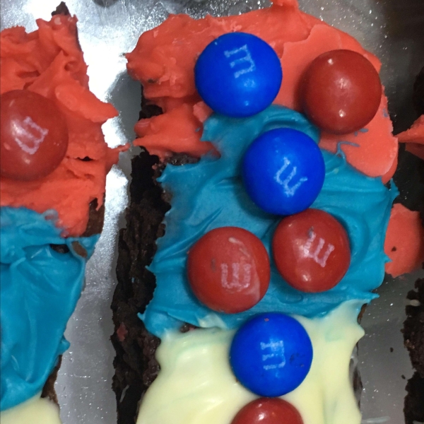 Best 4th of July Patriotic Brownies