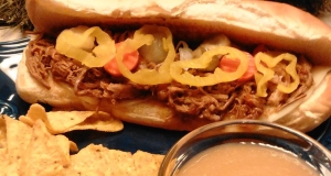 Slow Cooker Italian Beef Hoagies