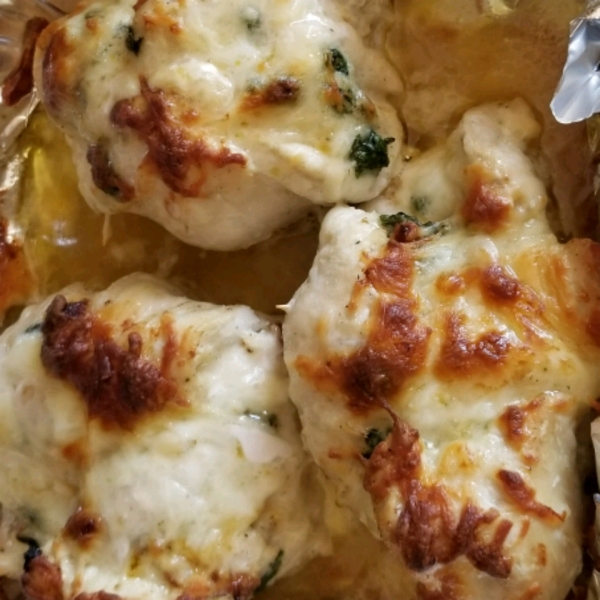 Chicken Thighs Stuffed with Spinach and Sun-Dried Tomatoes