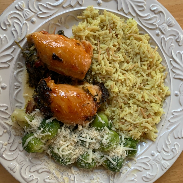 Chicken Thighs Stuffed with Spinach and Sun-Dried Tomatoes