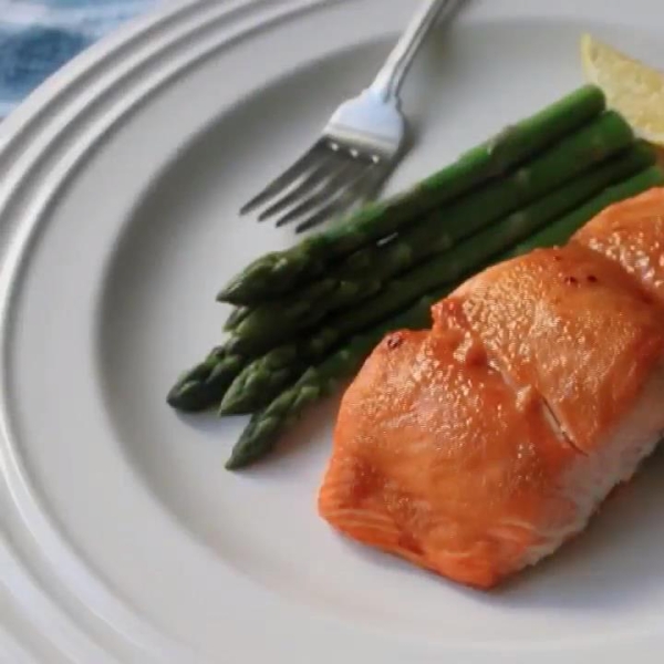 Miso Maple-Glazed Salmon