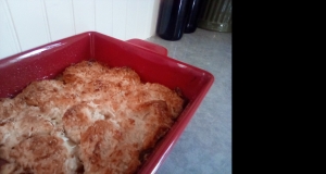 Coconut-Apple Cobbler