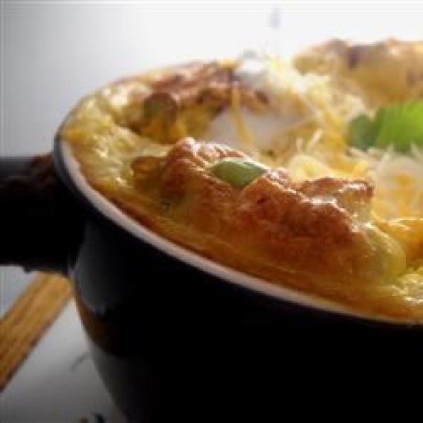 Brown Rice Frittata with Bacon and Edamame