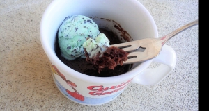 Chocolate Ice Cream Mug Cake