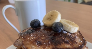 Whole Wheat Blueberry Pancakes