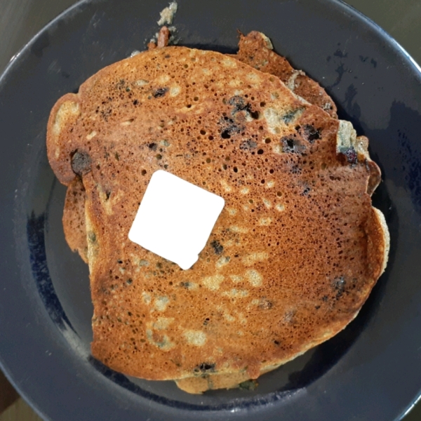 Whole Wheat Blueberry Pancakes