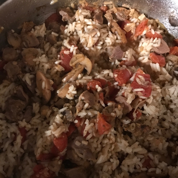Gizzards and Rice