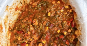 Hearty Vegan Slow-Cooker Chili