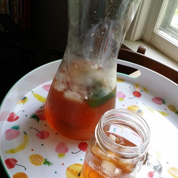 Sweet Lime Iced Tea