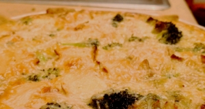 Simple Broccoli and Brie Cheese Quiche