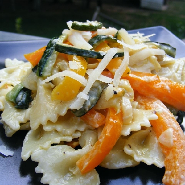 Zucchini with Farfalle