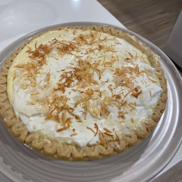 Banana Cream Pie with Pudding