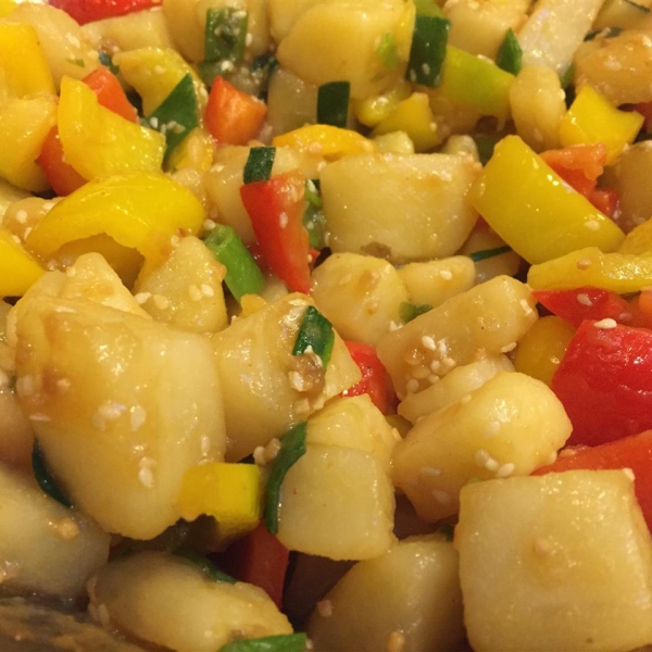 Fiery Red Pepper Potatoes