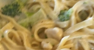 Chicken & Broccoli Alfredo with Fettuccine