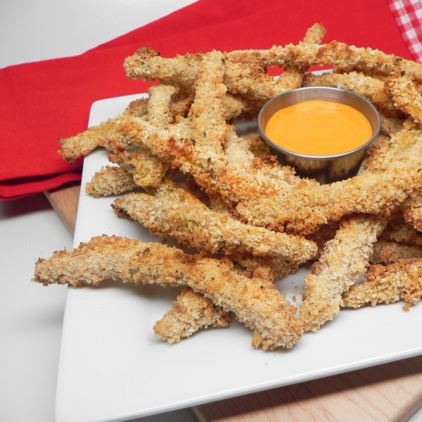 Buffalo Ranch Green Bean Fries
