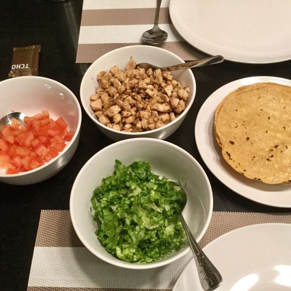 Lime Chicken Soft Tacos