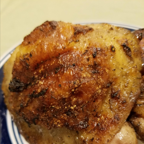 Grilled Chicken Thighs and Marinade