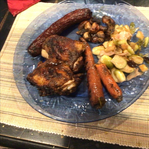 Balsamic-Thyme Roasted Mushrooms